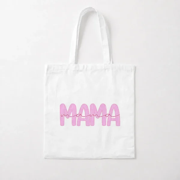 توت بگ مادر طرح تایپوگرافی صورتی MAMA کد po2596