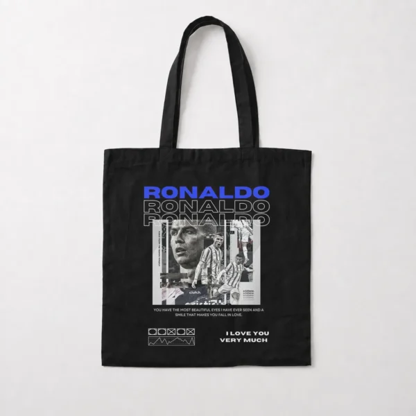 توت بگ کریستیانو رونالدو طرح کلاژ فوتبالی (Ronaldo) کد po2606