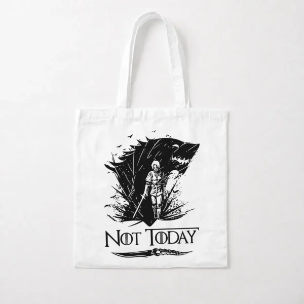 توت بگ بازی تاج‌وتخت طرح آریا استارک Not Today (Arya Stark) کد po2612