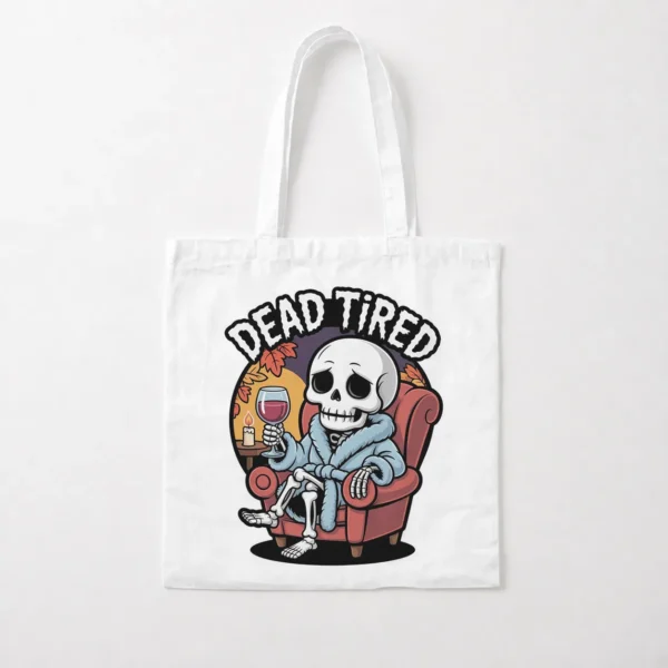 توت بگ اسکلت طرح Dead Tired روی صندلی کد po2620