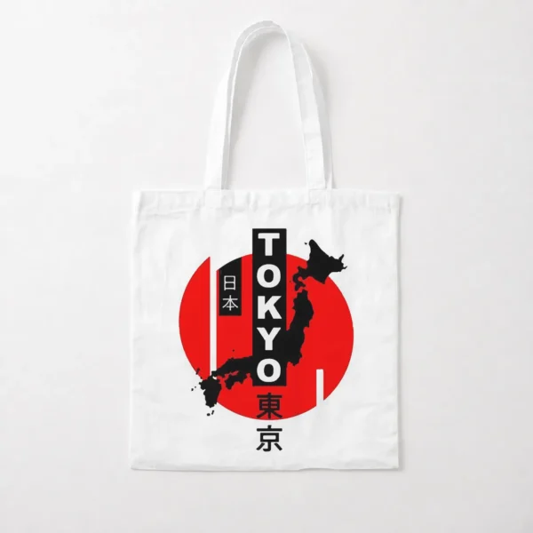 توت بگ توکیو طرح نقشه ژاپن و گرگ (Tokyo) کد po2649