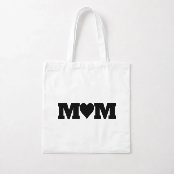 توت بگ مادر طرح تایپوگرافی MOM با قلب کد po2660