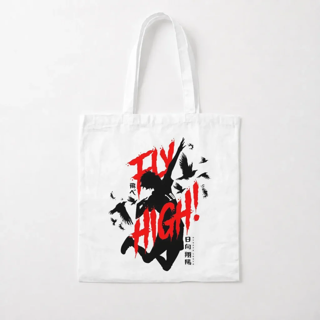 توت بگ انیمه هایکیو طرح Fly High و کلاغ (Haikyuu) کد po2669