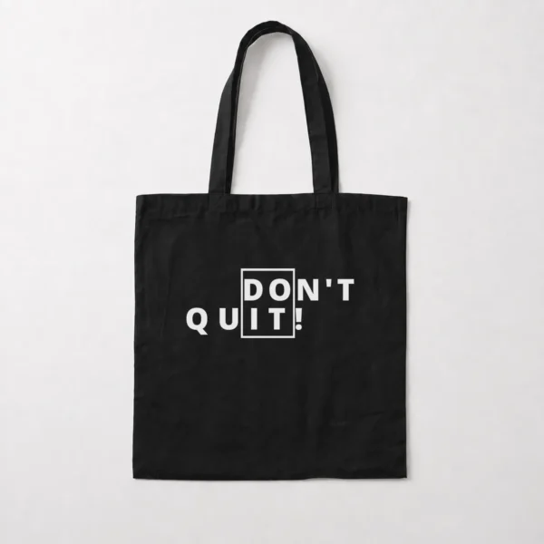 توت بگ انگیزشی نوشته تسلیم نشو (Don't Quit) کد po2750