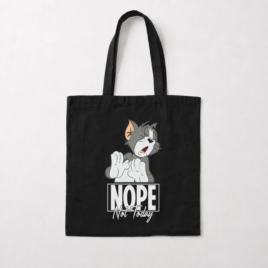توت بگ تام و جری طرح تام و نوشته Nope کد po2762