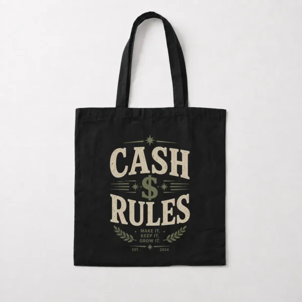 توت بگ نوشته پول فرمانروایی می‌کند (Cash Rules) کد po2789