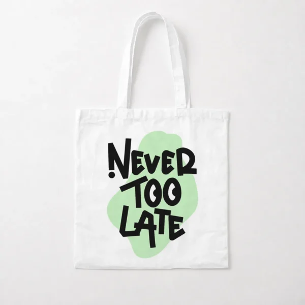 توت بگ نوشته Never Too Late کد po2859