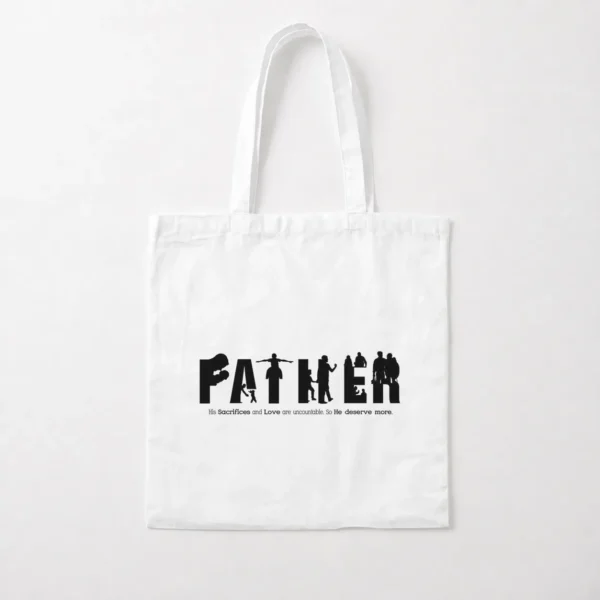 توت بگ پدر طرح Father با سیلوئت خانوادگی کد po2888