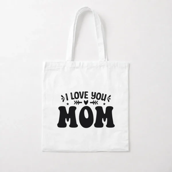 توت بگ مادر طرح I Love You Mom با قلب کد po2933