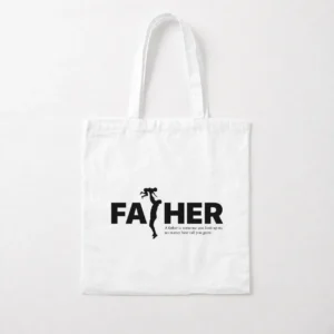 توت بگ پدر طرح Father با سیلوئت خانوادگی کد po3060