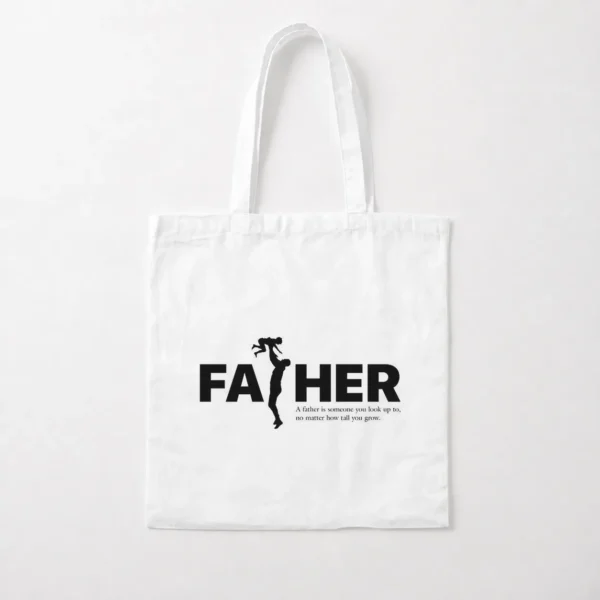توت بگ پدر طرح Father با سیلوئت خانوادگی کد po3060