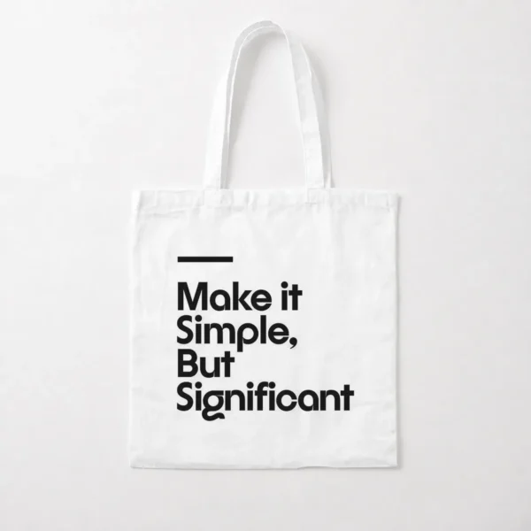 توت بگ انگیزشی طرح Make It Simple But Significant کد po3185