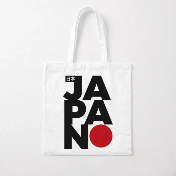 توت بگ ژاپن طرح تایپوگرافی مینیمال JAPAN کد po3208