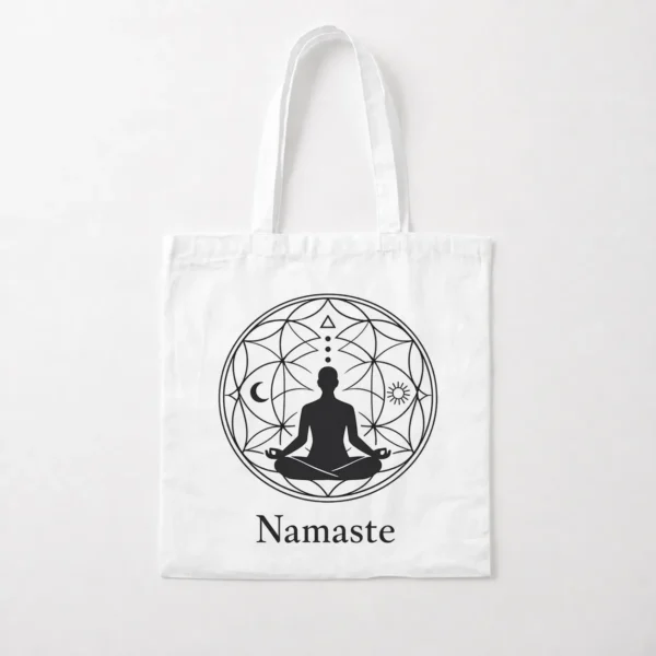 توت بگ یوگا طرح مدیتیشن و نماد Namaste کد po328