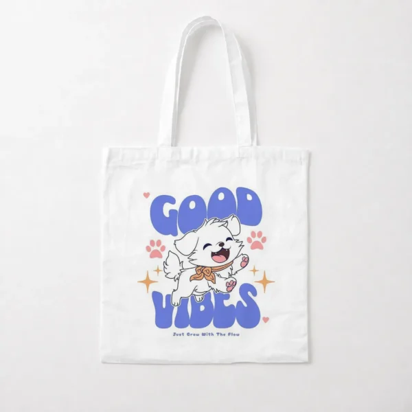توت بگ گربه طرح Good Vibes کارتونی کد po3423