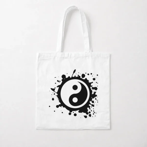 توت بگ یین و یانگ طرح سیاه و سفید (Yin Yang) کد po3493