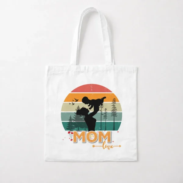 توت بگ مامان طرح مادر و کودک وینتیج (Mom Love) کد po350