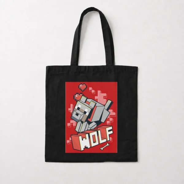 توت بگ ماینکرافت طرح گرگ کارتونی (Minecraft Wolf) کد po3664