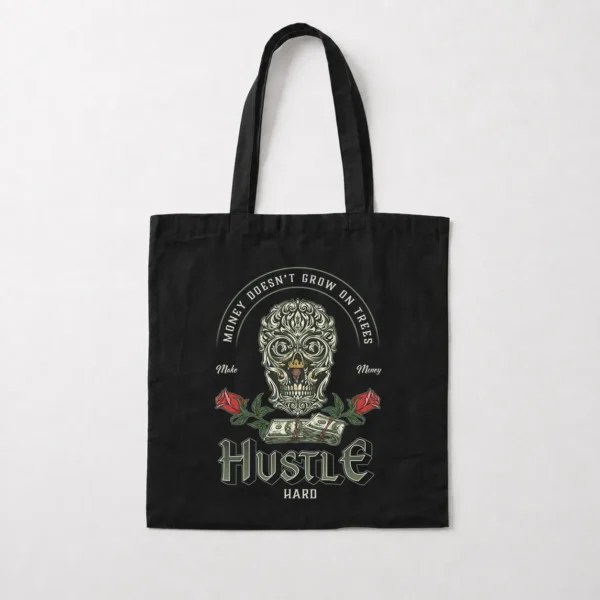 توت بگ جمجمه انگیزشی طرح Hustle Hard کد po3716