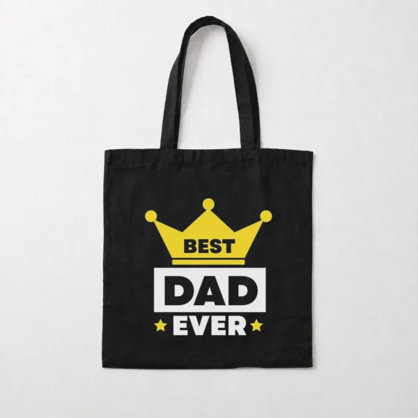 توت بگ روز پدر طرح Best Dad Ever با تاج کد po3913