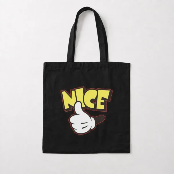 توت بگ نوشته Nice طرح دست کارتونی کد po404