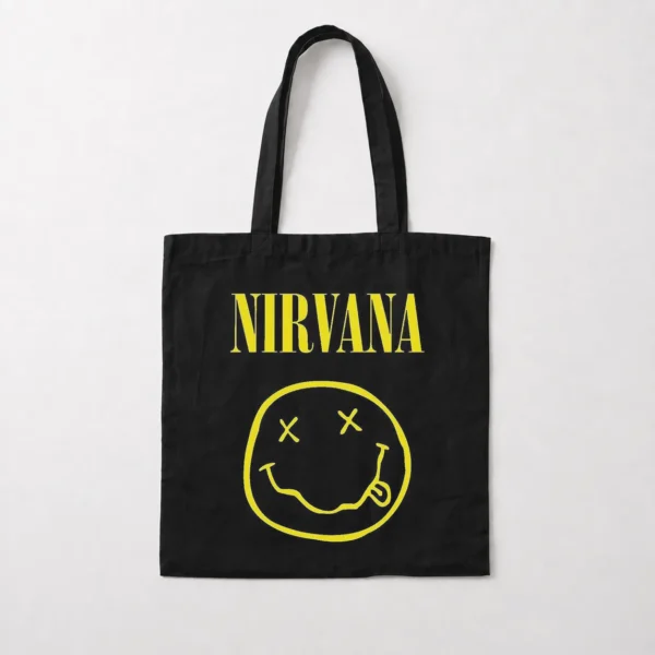 توت بگ نیروانا طرح لوگوی صورتک (Nirvana) کد po4239