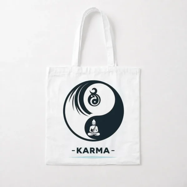 توت بگ کارما طرح یین یانگ و مدیتیشن (Karma) کد po425