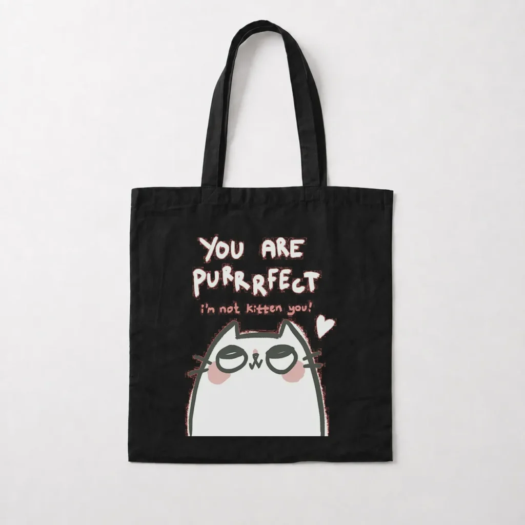 توت بگ گربه طرح You Are Purrfect کد po4377