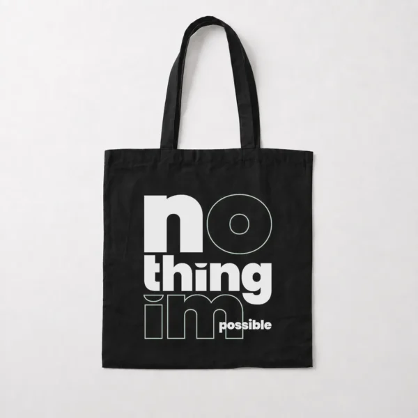 توت بگ انگیزشی طرح Nothing Is Impossible کد po470