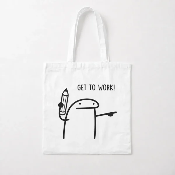 توت بگ شخصیت مینیمال طرح Get to Work کد po482