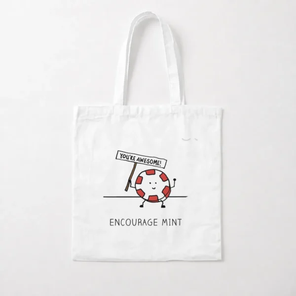 توت بگ نوشته انگیزشی تشویق نعنا (Encourage Mint) کد po4960
