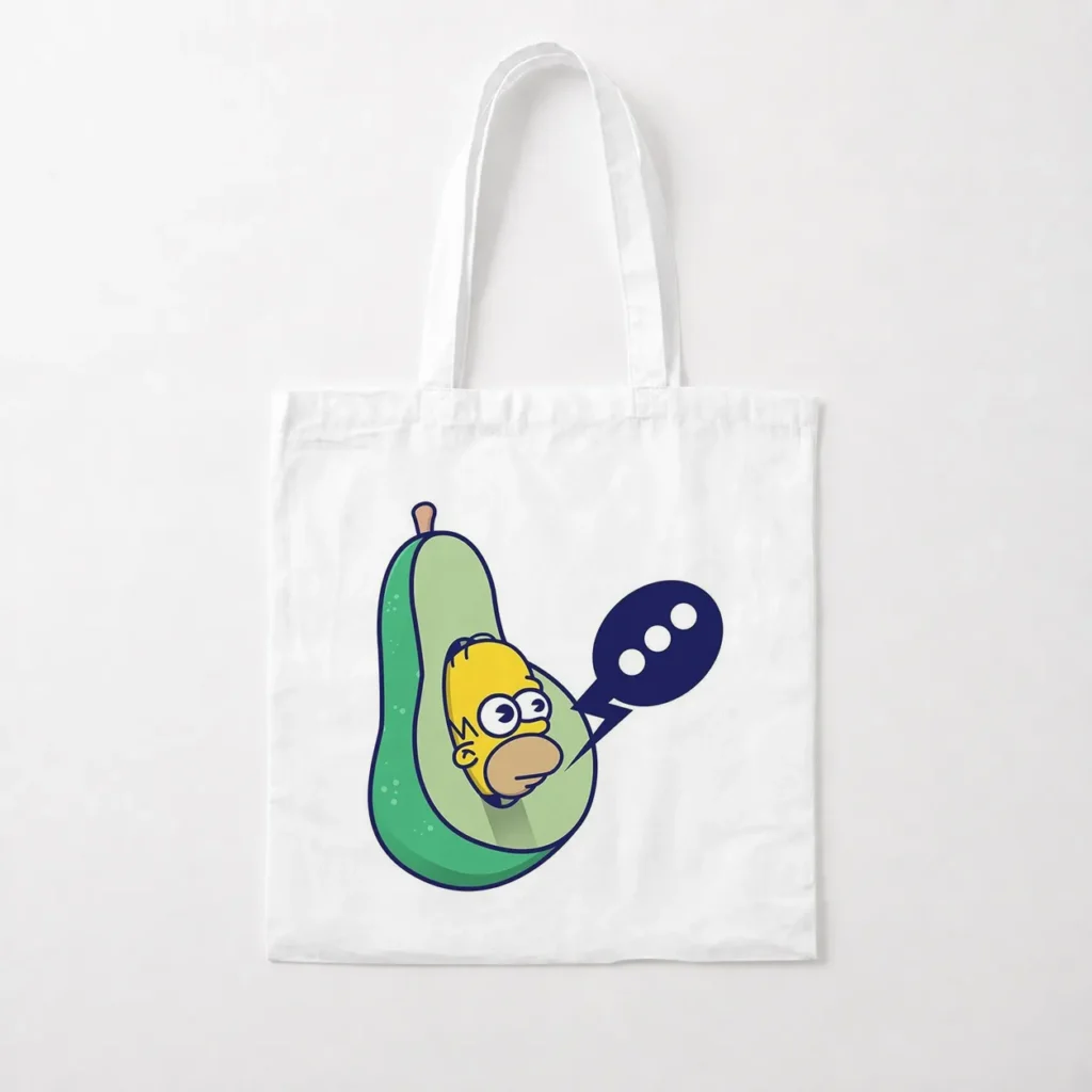 توت بگ سیمپسون‌ها طرح هومر و آووکادو (Homer Simpson) کد po5347