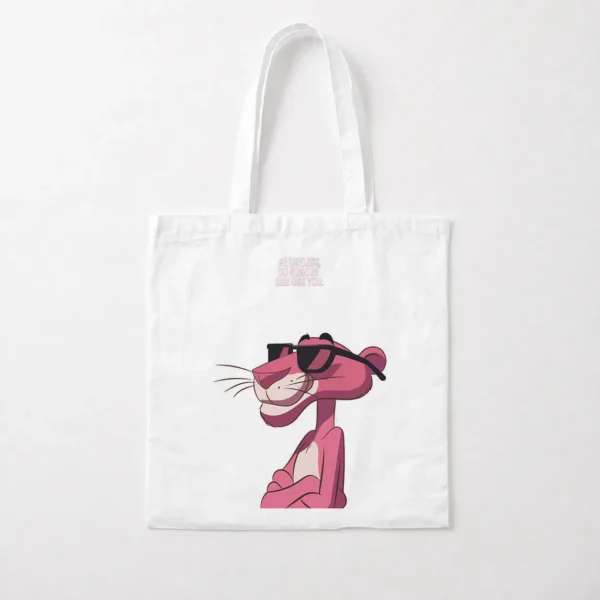 توت بگ پلنگ صورتی طرح مینیمال با عینک (Pink Panther) کد po552