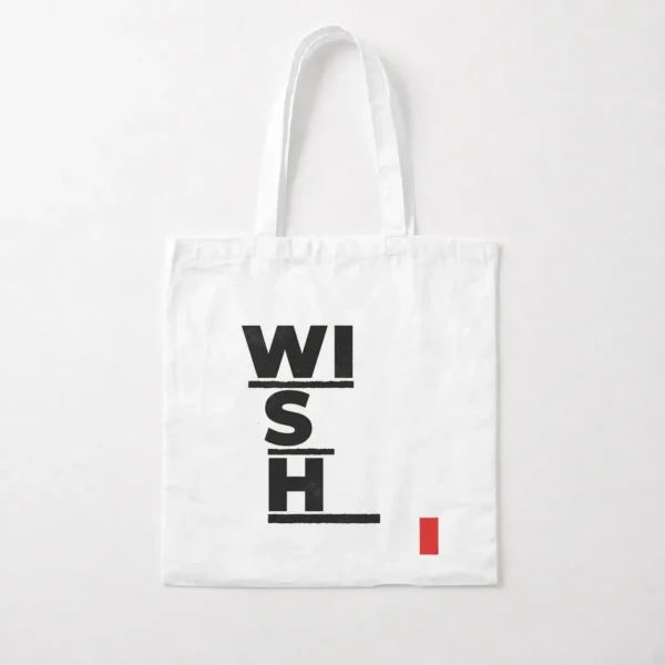 توت بگ تایپوگرافی مینیمال WISH کد po588