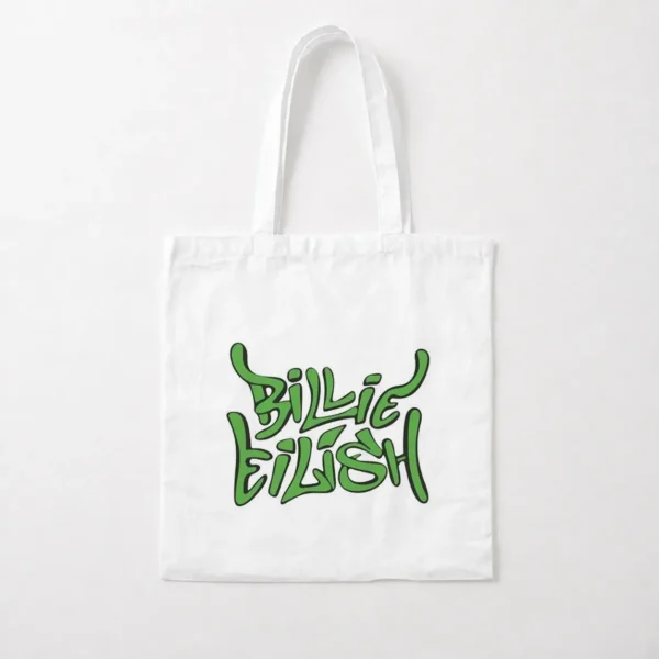 توت بگ بیلی آیلیش طرح تایپوگرافی سبز (Billie Eilish) کد po6225