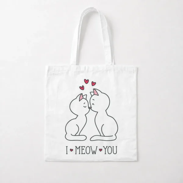توت بگ گربه‌های عاشق طرح I Meow You کد po6226