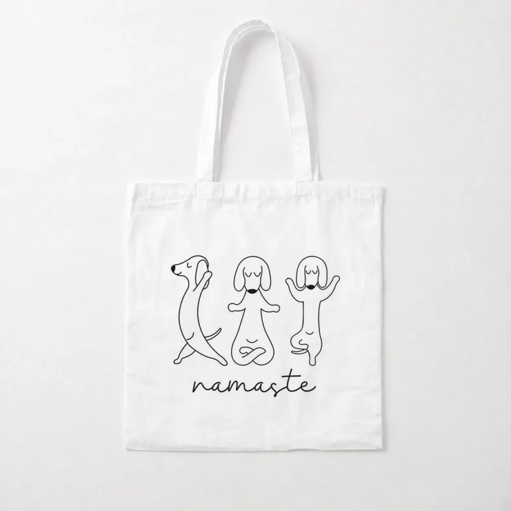 توت بگ یوگا طرح سگ و گربه Namaste کد po6463