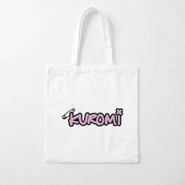 توت بگ کورومی طرح لوگوتایپ صورتی (Kuromi) کد po6529