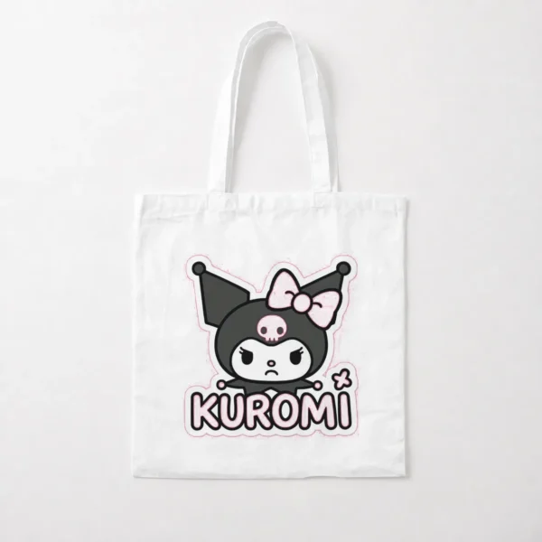 توت بگ کورومی طرح لوگوتایپ صورتی (Kuromi) کد po6611