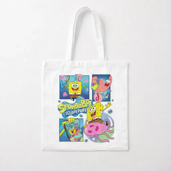 توت بگ باب اسفنجی طرح کلاژ کارتونی (SpongeBob) کد po6614