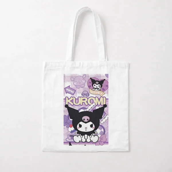 توت بگ کورومی طرح کلاژ بنفش (Kuromi) کد po6633