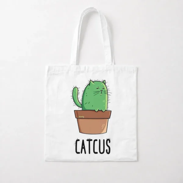 توت بگ گربه طرح کاکتوس بامزه (Catcus) کد po6704
