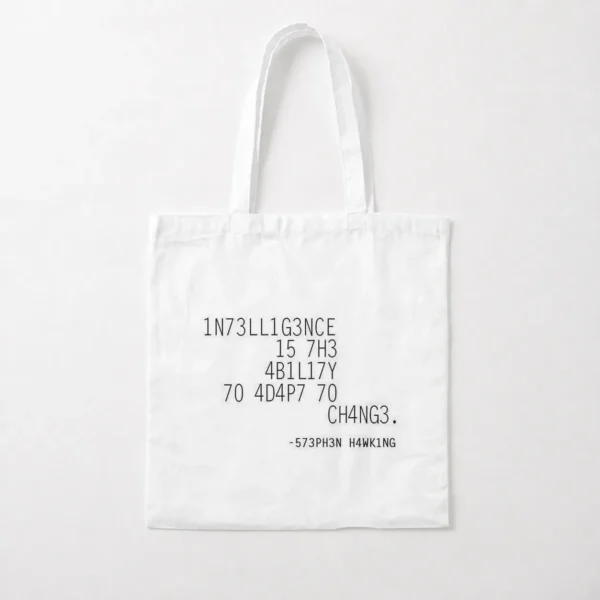 توت بگ تایپوگرافی هوش و تغییر (Intelligence Is the Ability to Adapt) کد po6733