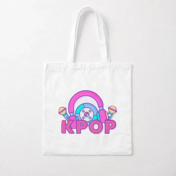 توت بگ موسیقی کی‌پاپ طرح هدفون و میکروفون (K-Pop) کد po6765