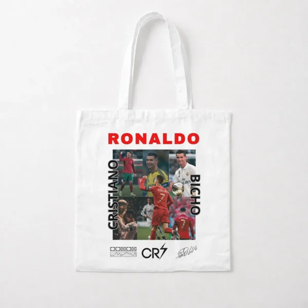 توت بگ کریستیانو رونالدو طرح کلاژ فوتبالی (CR7) کد po7050
