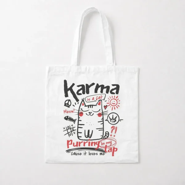 توت بگ گربه طرح Karma Is a Cat کد po7319