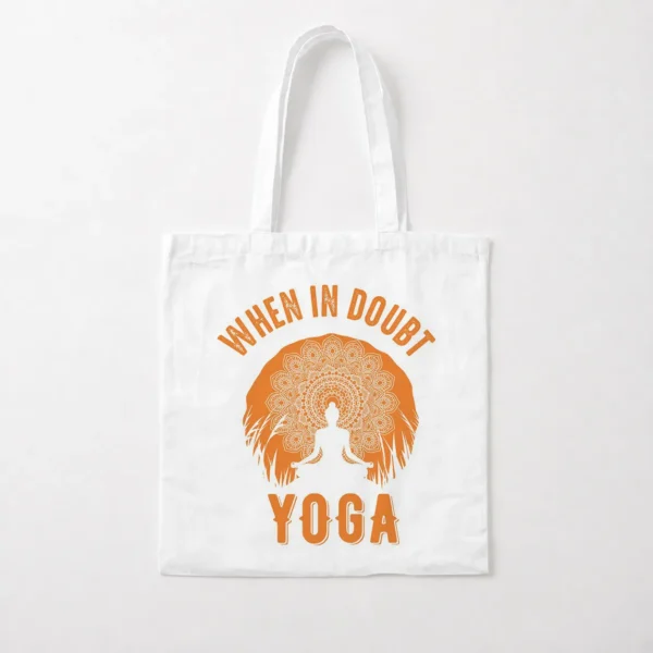 توت بگ یوگا طرح When in Doubt Yoga کد po746
