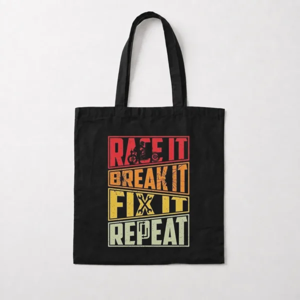 توت بگ موتورسواری طرح Ride It Break It Fix It Repeat کد po7509