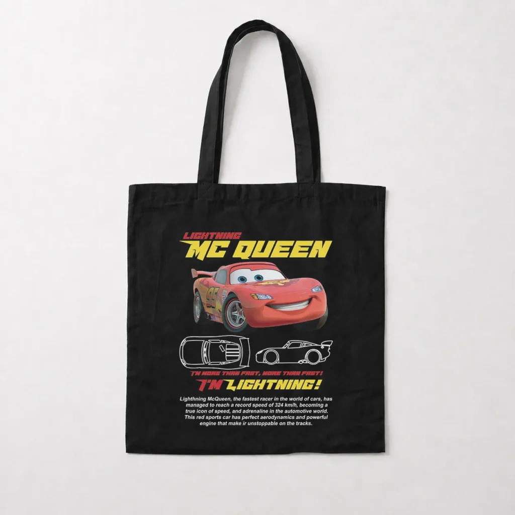 توت بگ ماشین‌ها طرح مک‌کوئین لایتنینگ (Lightning McQueen) کد po7643