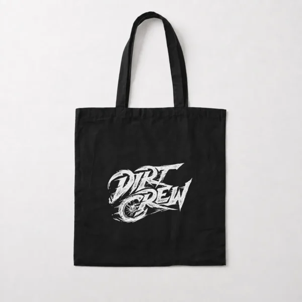 توت بگ موتورسواری طرح تایپوگرافی Dirt Crew کد po7816